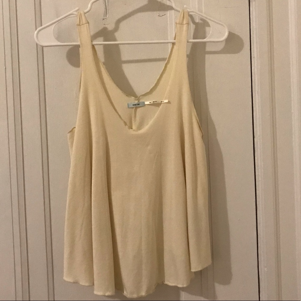 UO Kimchi Blue Ivory Swing Top NWOT